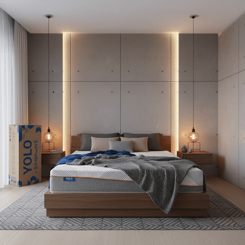 Colchón en Caja YOLO by Simmons Espuma Alta Densidad